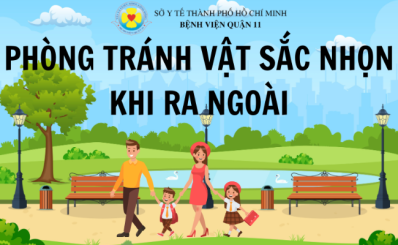 Phòng tránh vật sắc nhọn khi ra ngoài